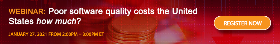 WEBINAR: Poor software quality costs the United States how much?